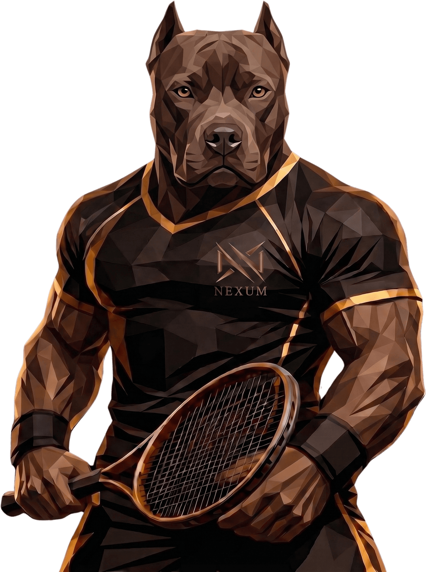 Mascote Pitbull do Nexum