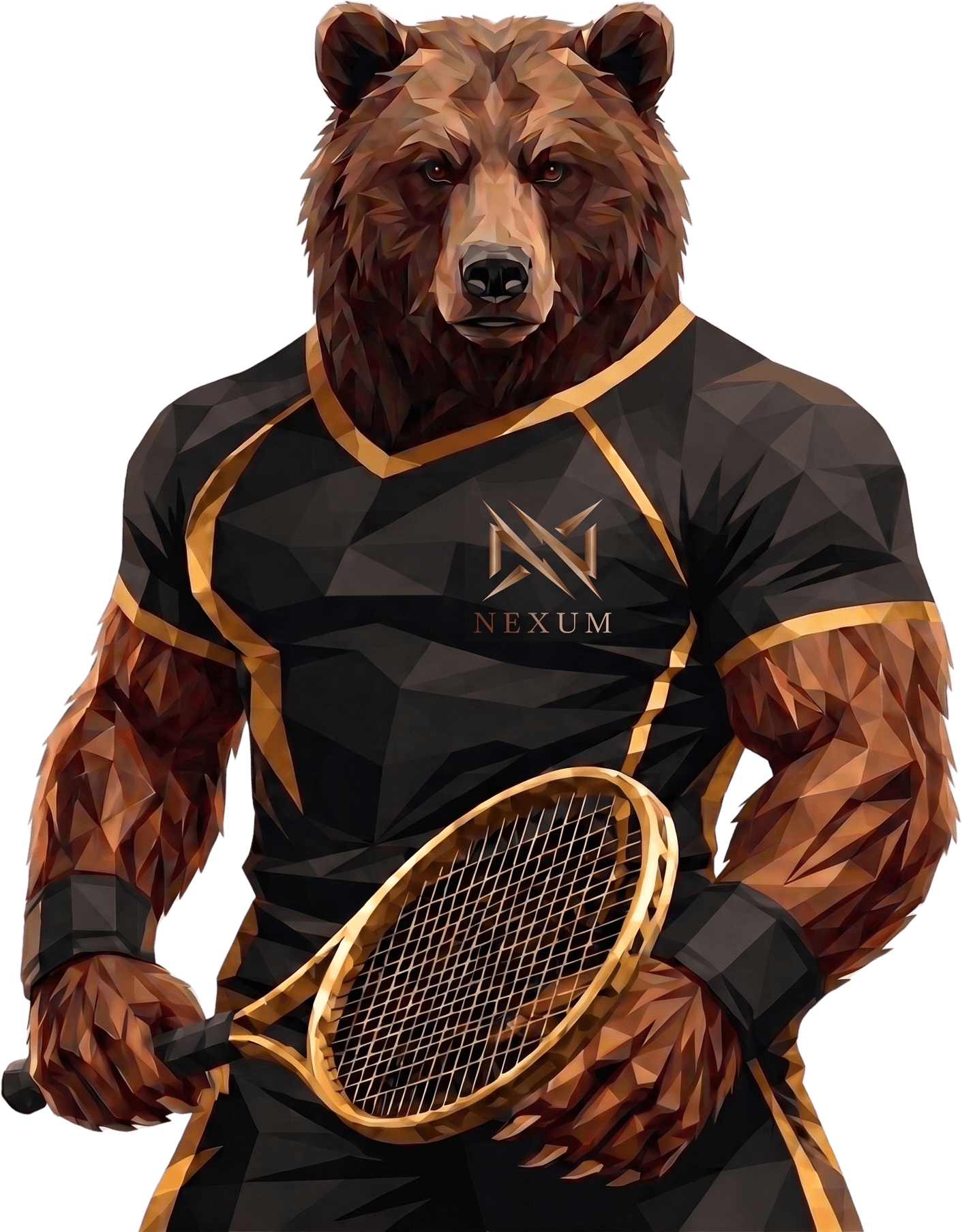 Mascote Urso-pardo do Nexum